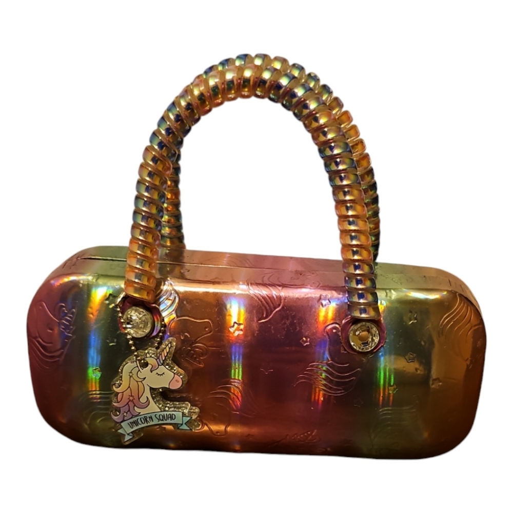 Pink Iridescent Mini Bag by Source Unknown